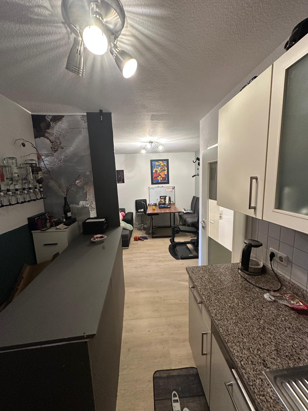 Offener Übergang Küche → Wohnzimmer